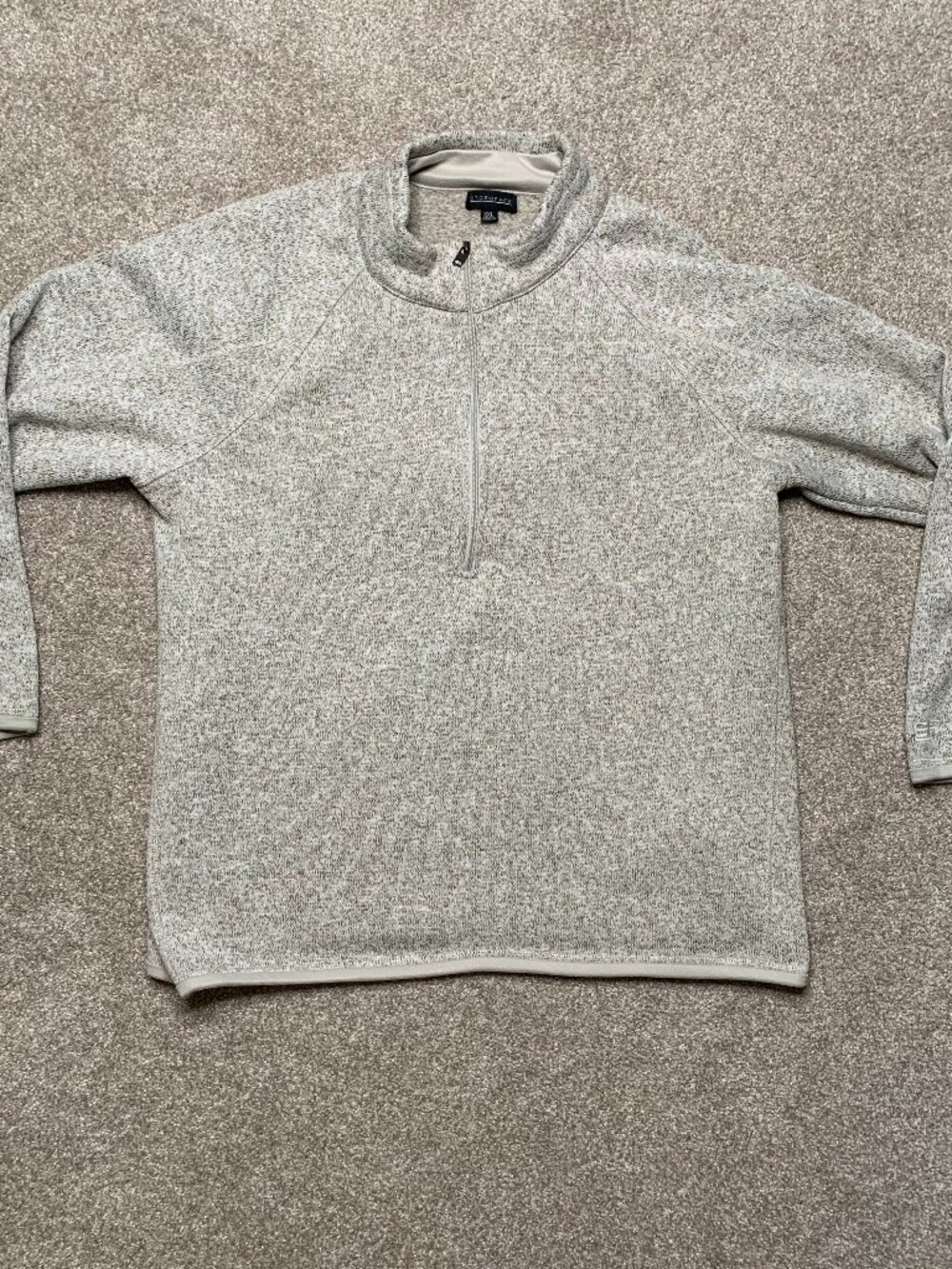 STORMPACK Heather Beige 1/4 Zip Pullover Sz XXL-Womens